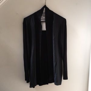 Black knit cardigan